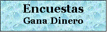 Cuadro de texto: EncuestasGana Dinero